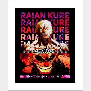 Raian Kure removal kengan ashura Posters and Art